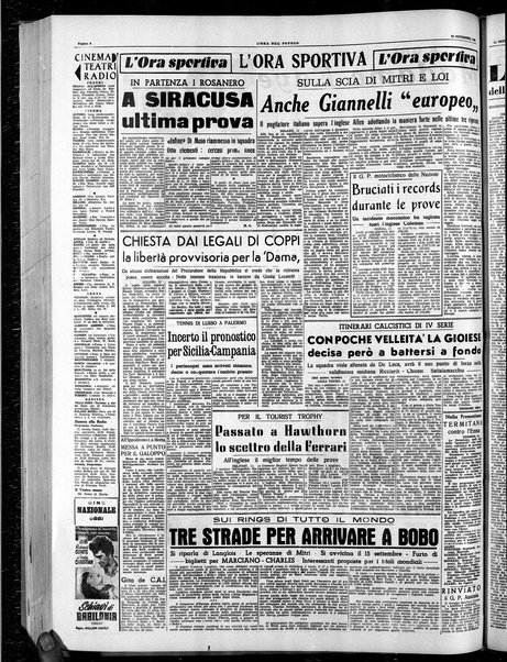 L'ora del popolo : quotidiano indipendente