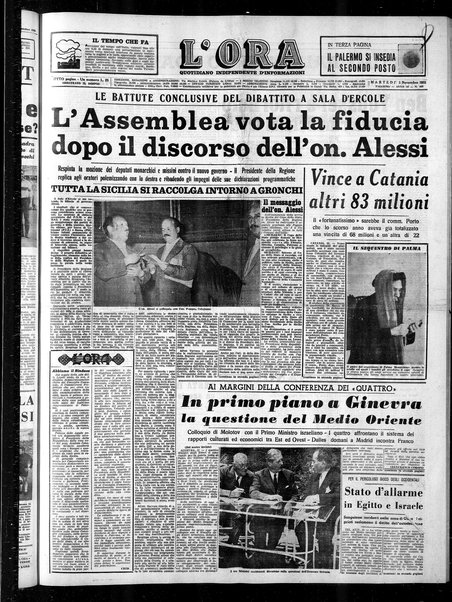 L'ora del popolo : quotidiano indipendente