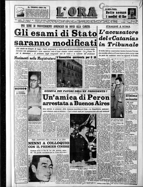 L'ora del popolo : quotidiano indipendente