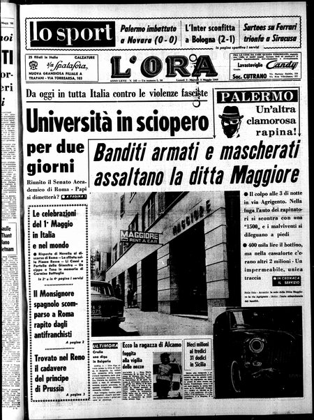 L'ora : quotidiano indipendente d'informazioni