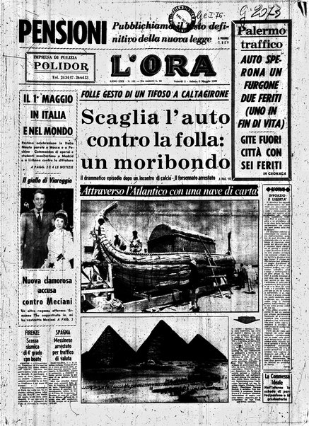 L'ora : quotidiano indipendente d'informazioni