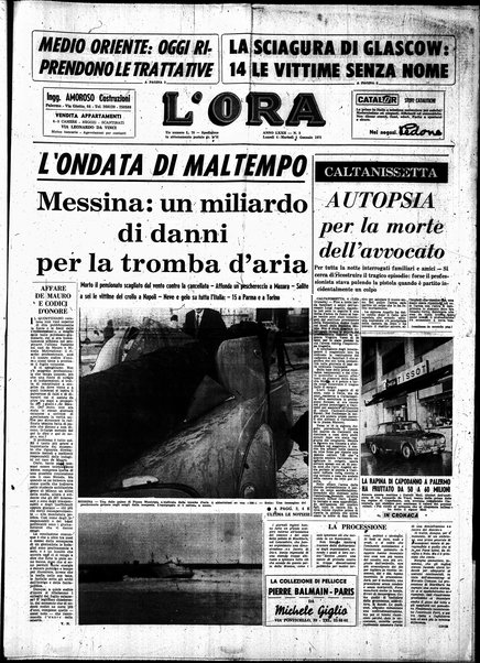 L'ora : quotidiano indipendente d'informazioni