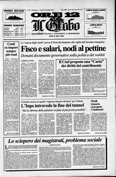 Ore 12 : quotidiano economico finanziario indipendente