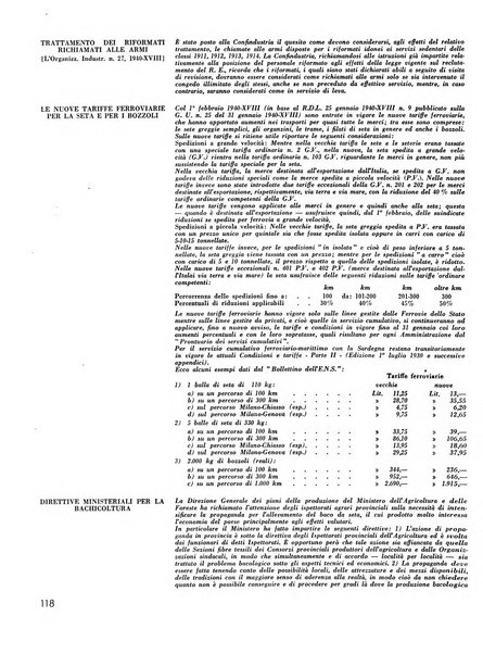 La seta bollettino di sericoltura