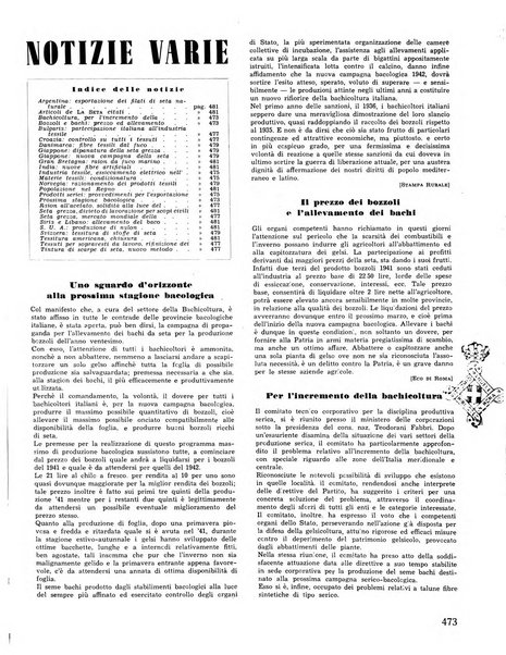 La seta bollettino di sericoltura