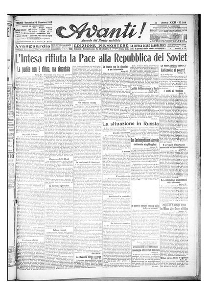 Avanti! : giornale del Partito socialista