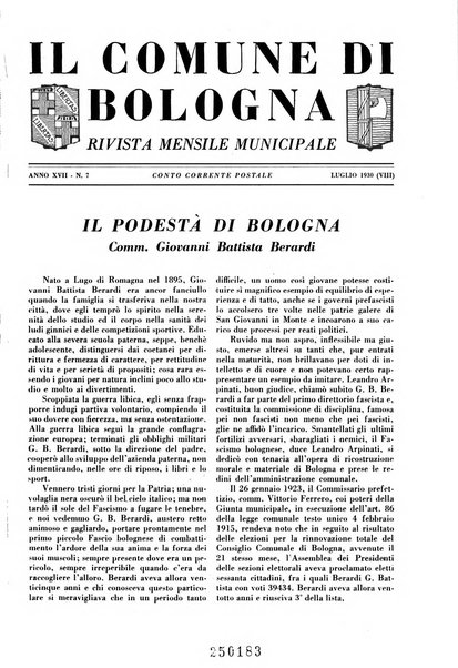 Il comune di Bologna rassegna mensile di cronaca amministrativa e di statistica