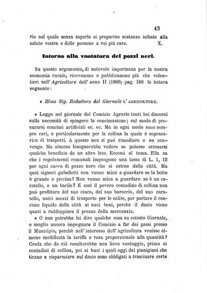 L'agricoltore periodico mensile del Comizio agrario lucchese