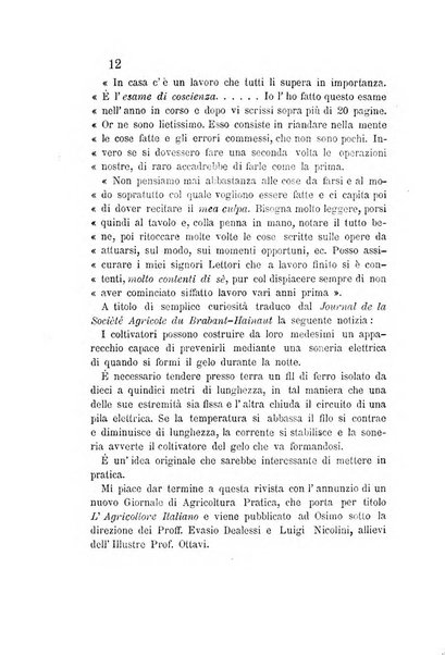 L'agricoltore periodico mensile del Comizio agrario lucchese