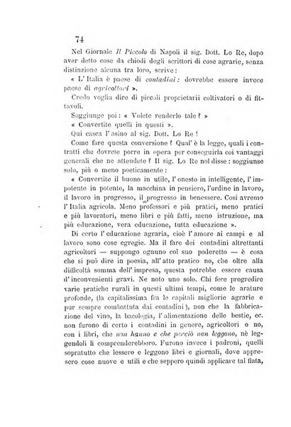 L'agricoltore periodico mensile del Comizio agrario lucchese