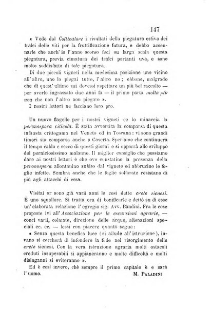 L'agricoltore periodico mensile del Comizio agrario lucchese