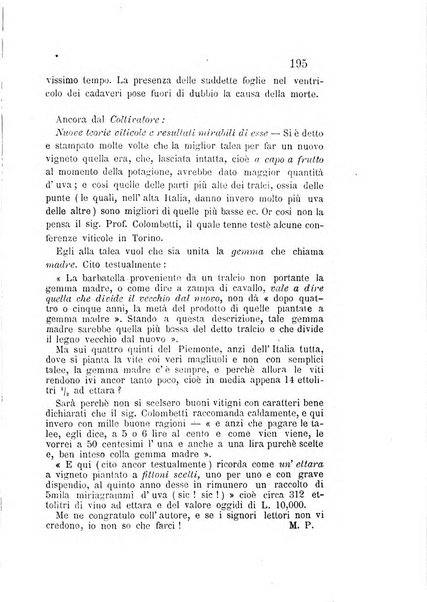 L'agricoltore periodico mensile del Comizio agrario lucchese