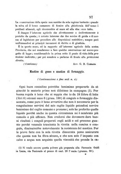 L'agricoltore periodico mensile del Comizio agrario lucchese