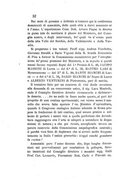 L'agricoltore periodico mensile del Comizio agrario lucchese