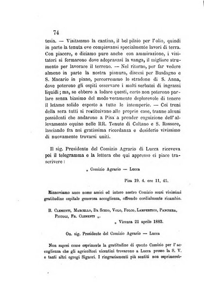 L'agricoltore periodico mensile del Comizio agrario lucchese