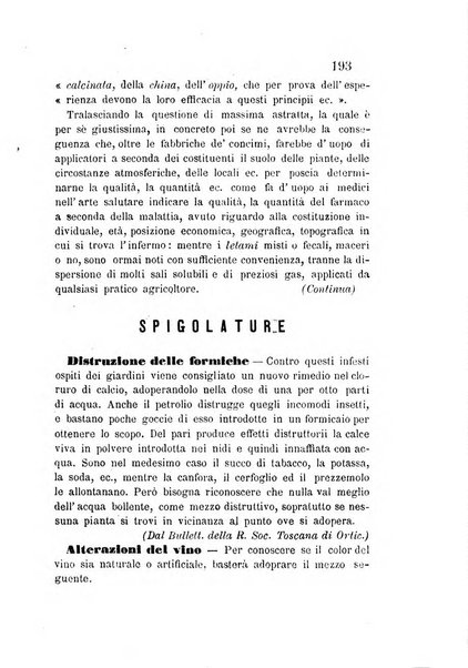 L'agricoltore periodico mensile del Comizio agrario lucchese