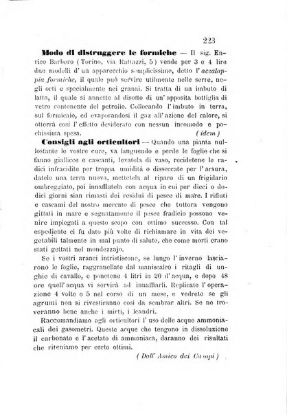 L'agricoltore periodico mensile del Comizio agrario lucchese