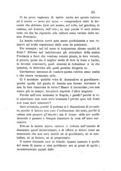 L'agricoltore periodico mensile del Comizio agrario lucchese