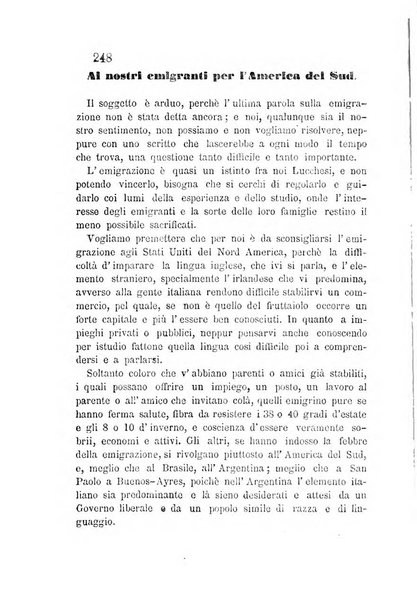 L'agricoltore periodico mensile del Comizio agrario lucchese