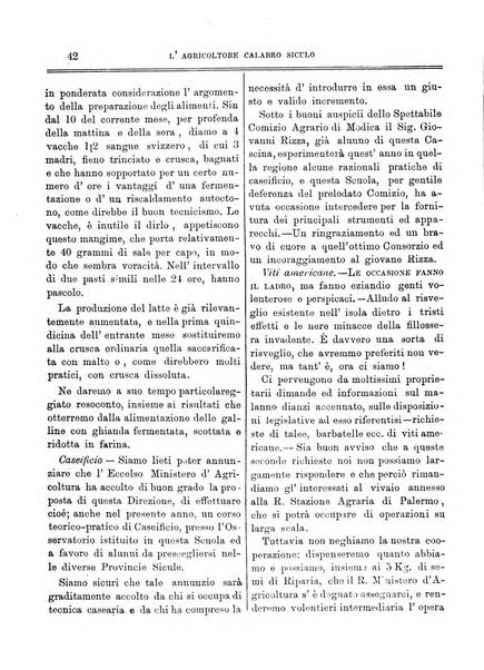 L'agricoltore calabro siculo giornale di agricoltura pratica