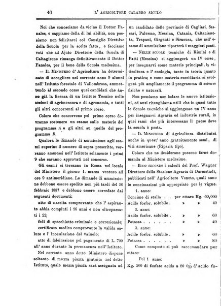 L'agricoltore calabro siculo giornale di agricoltura pratica