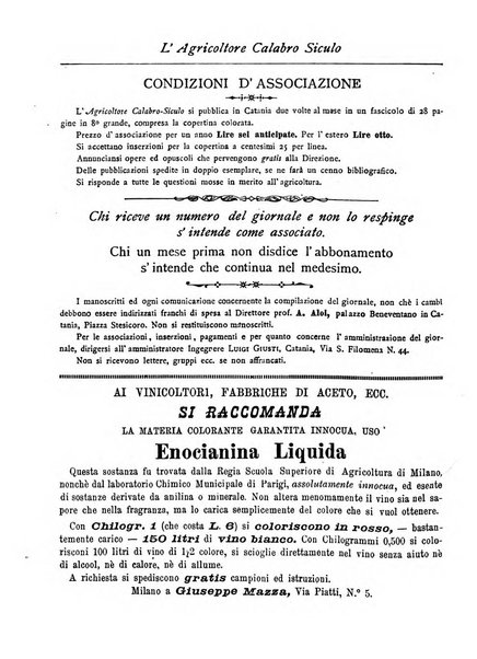 L'agricoltore calabro siculo giornale di agricoltura pratica