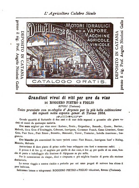 L'agricoltore calabro siculo giornale di agricoltura pratica