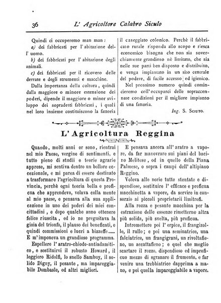 L'agricoltore calabro siculo giornale di agricoltura pratica