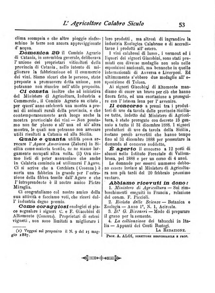 L'agricoltore calabro siculo giornale di agricoltura pratica