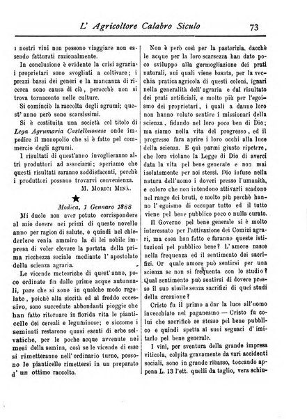 L'agricoltore calabro siculo giornale di agricoltura pratica