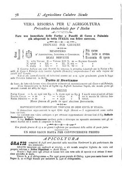 L'agricoltore calabro siculo giornale di agricoltura pratica