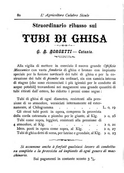 L'agricoltore calabro siculo giornale di agricoltura pratica