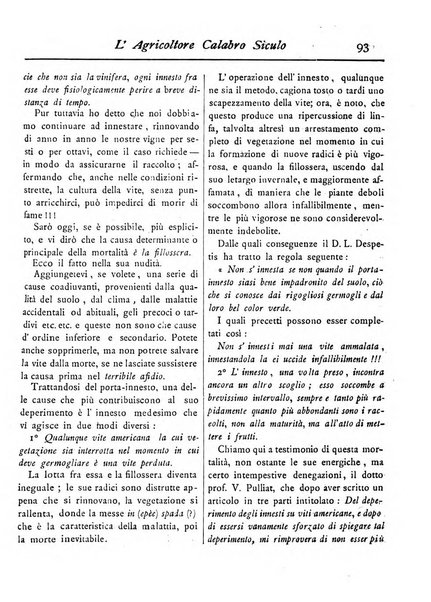 L'agricoltore calabro siculo giornale di agricoltura pratica