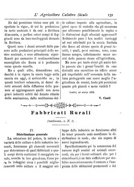 L'agricoltore calabro siculo giornale di agricoltura pratica