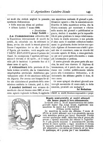 L'agricoltore calabro siculo giornale di agricoltura pratica