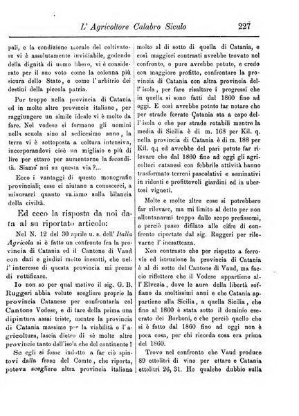 L'agricoltore calabro siculo giornale di agricoltura pratica