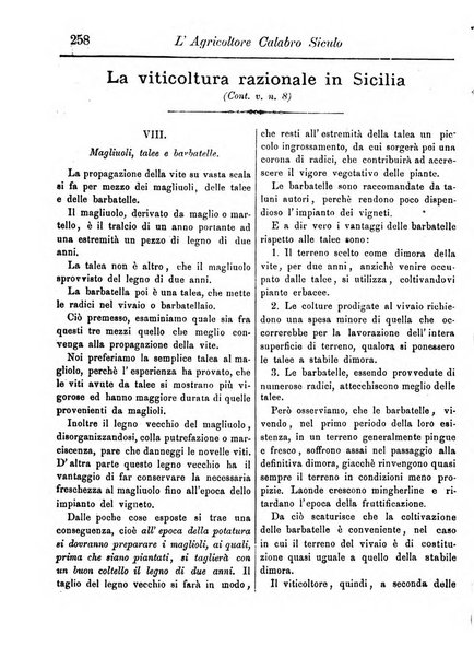 L'agricoltore calabro siculo giornale di agricoltura pratica