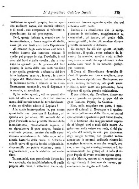 L'agricoltore calabro siculo giornale di agricoltura pratica