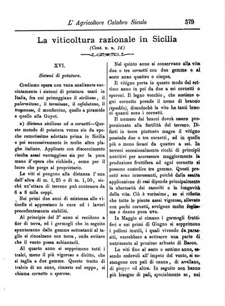 L'agricoltore calabro siculo giornale di agricoltura pratica