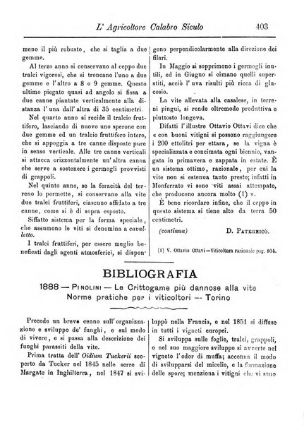 L'agricoltore calabro siculo giornale di agricoltura pratica