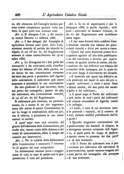 L'agricoltore calabro siculo giornale di agricoltura pratica