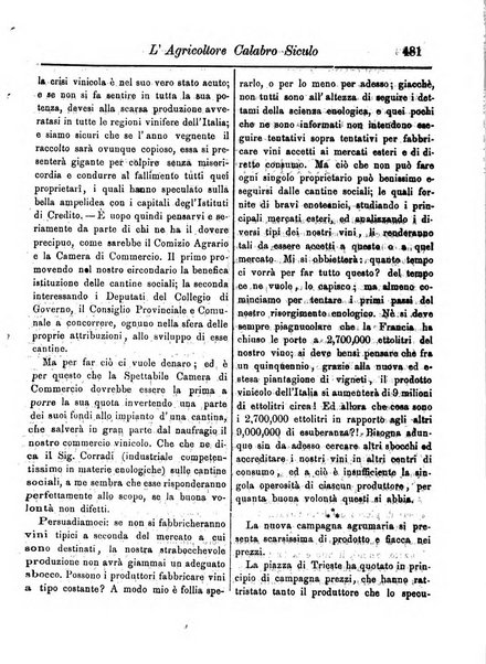 L'agricoltore calabro siculo giornale di agricoltura pratica