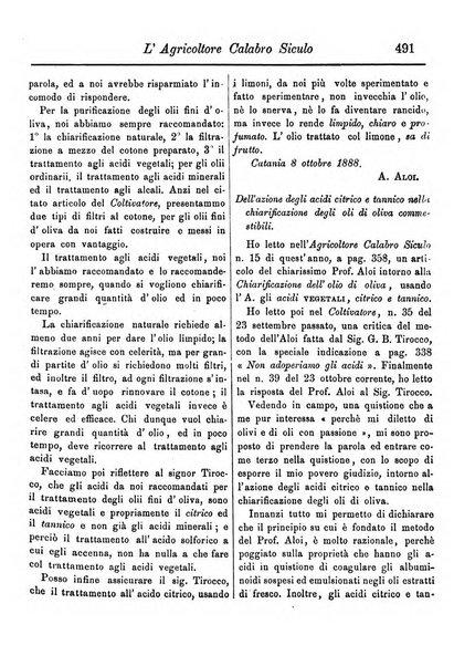 L'agricoltore calabro siculo giornale di agricoltura pratica