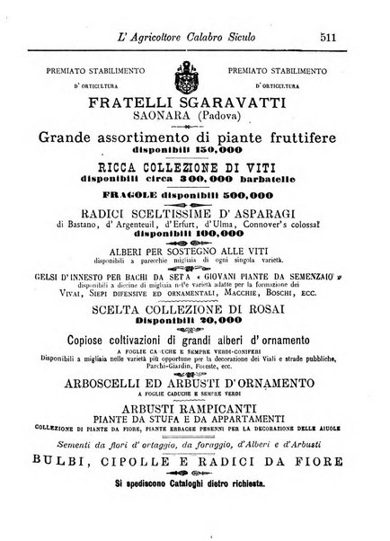 L'agricoltore calabro siculo giornale di agricoltura pratica