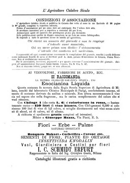 L'agricoltore calabro siculo giornale di agricoltura pratica