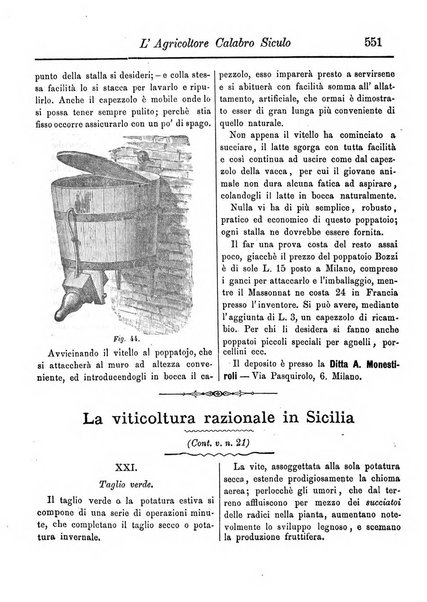 L'agricoltore calabro siculo giornale di agricoltura pratica