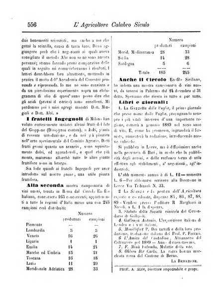 L'agricoltore calabro siculo giornale di agricoltura pratica