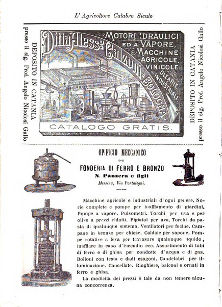 L'agricoltore calabro siculo giornale di agricoltura pratica