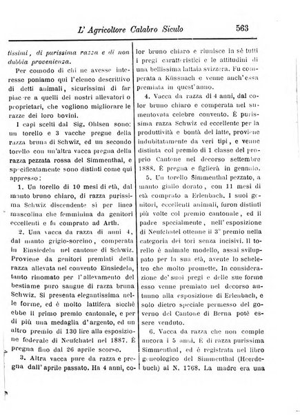 L'agricoltore calabro siculo giornale di agricoltura pratica