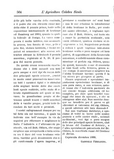 L'agricoltore calabro siculo giornale di agricoltura pratica